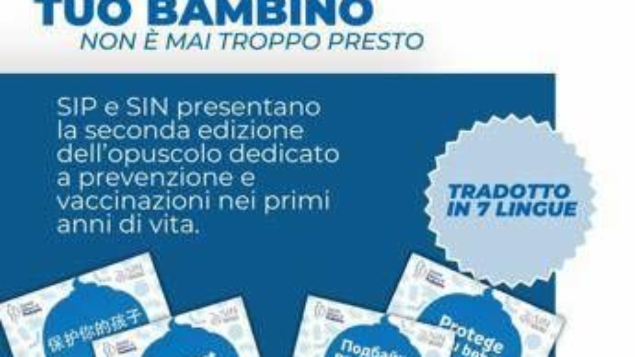 Vaccini, da pediatri e neonatologi opuscolo per genitori 'Proteggi il tuo bambino'