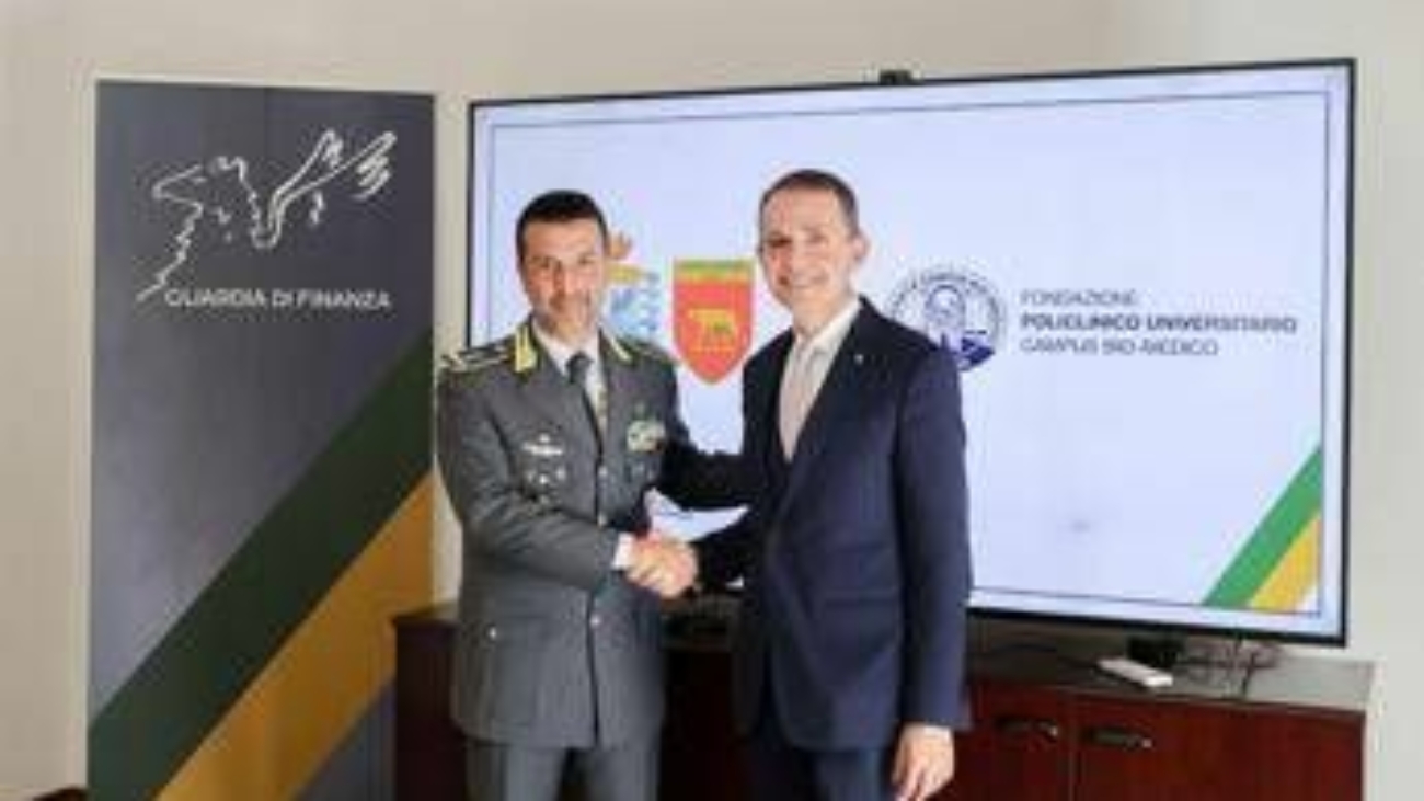 Salute, firmata la convenzione tra Guardia di Finanza Lazio e Policlinico Campus Bio-Medico