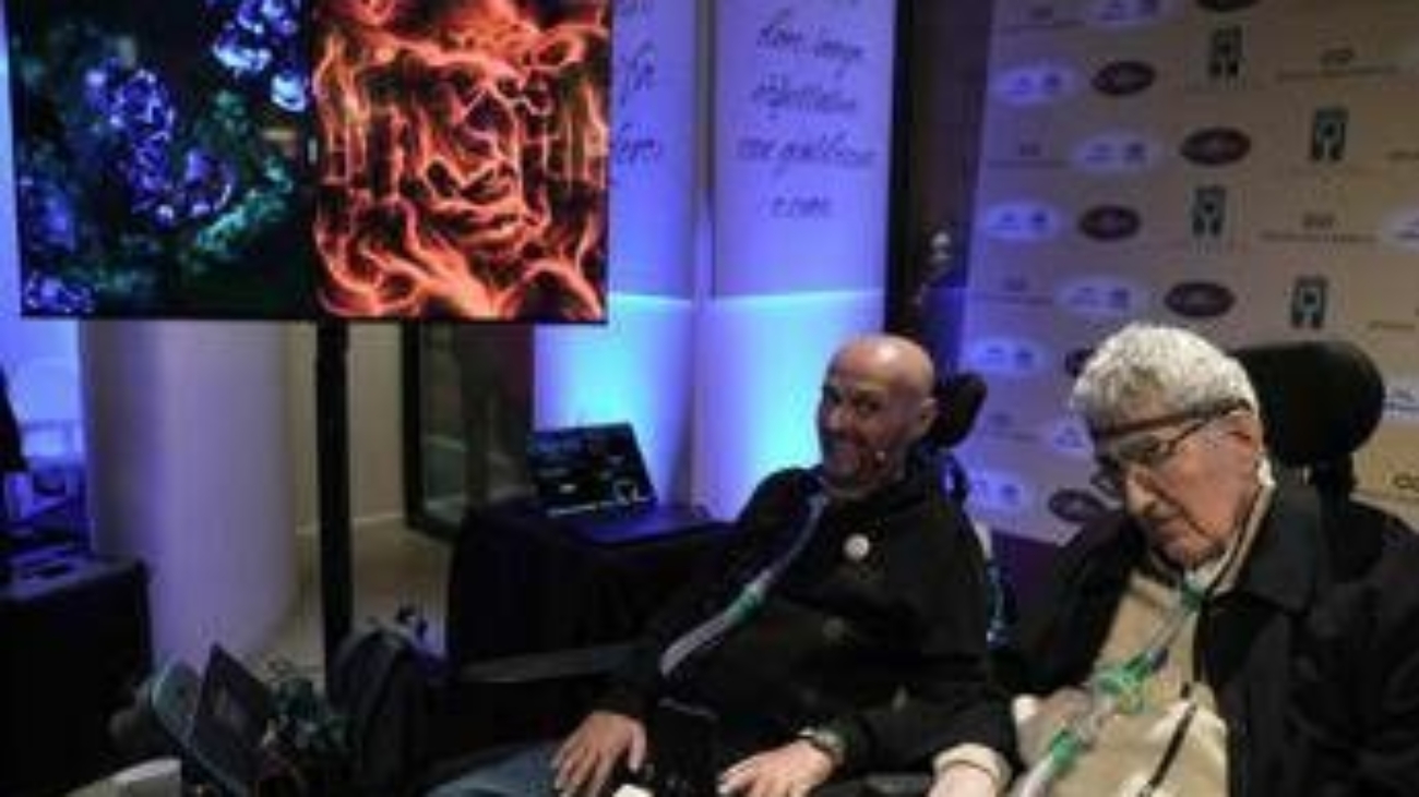 Milano, un uomo con Sla trasforma l’attività cerebrale in arte visiva