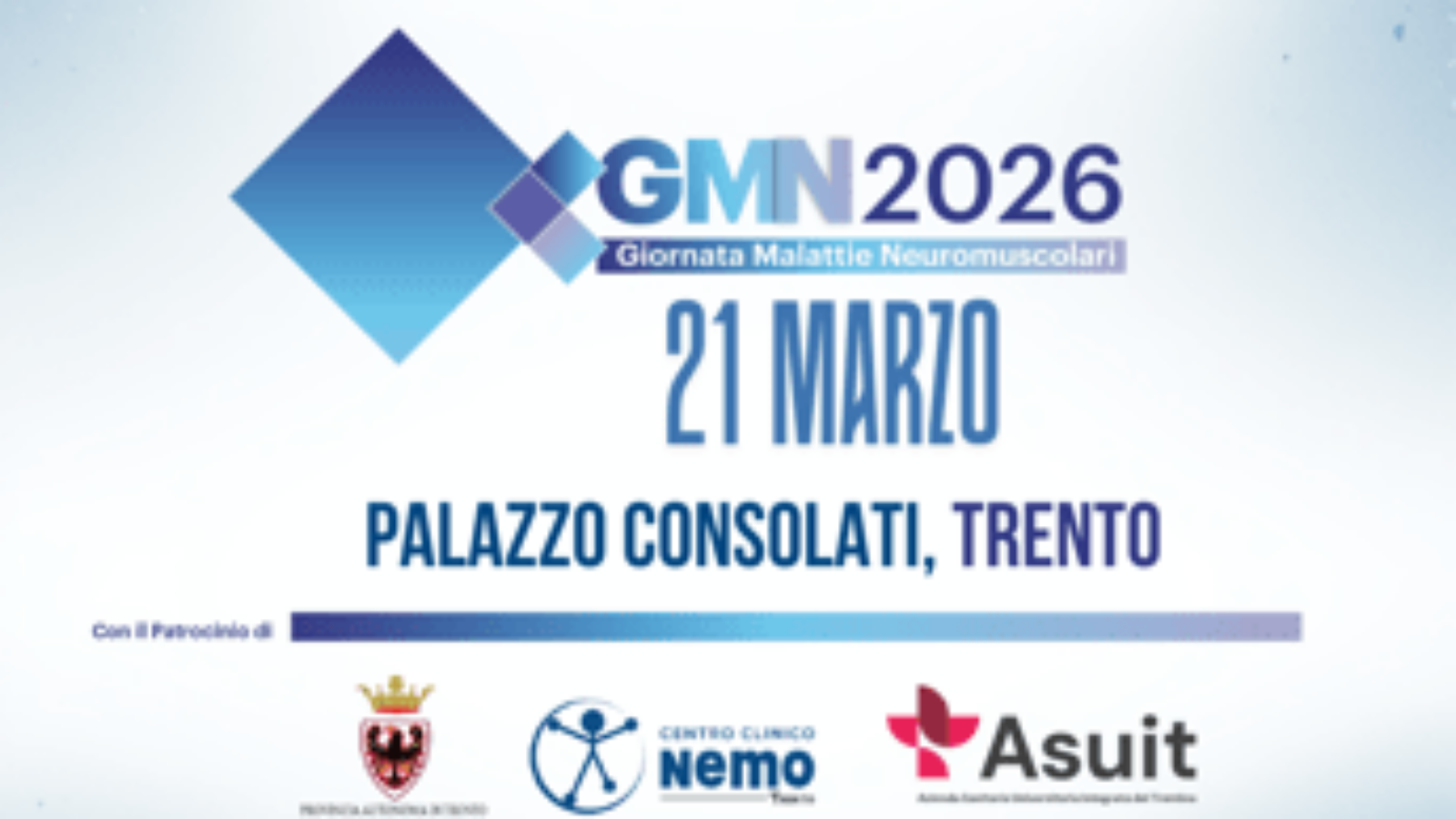 Giornata malattie neuromuscolari, Trento al centro di ricerca e cura