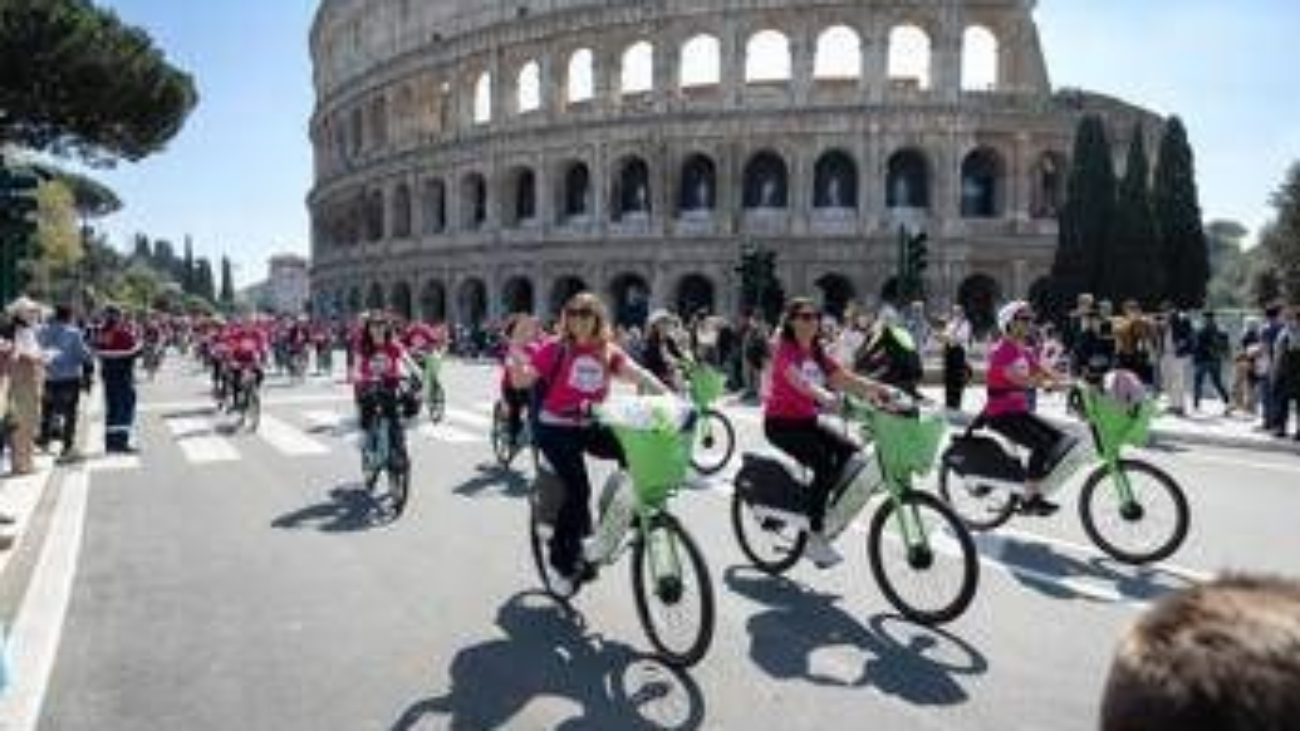 'Bicinrosa' torna a Roma, sport e prevenzione contro il cancro al seno
