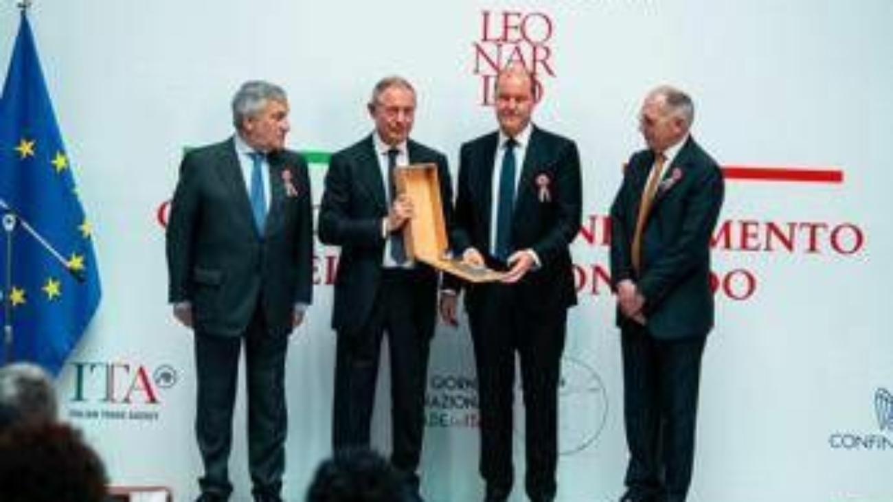 Farmaceutica, a Takeda premio Leonardo International 2026, rafforzato l'asse Italia-Giappone