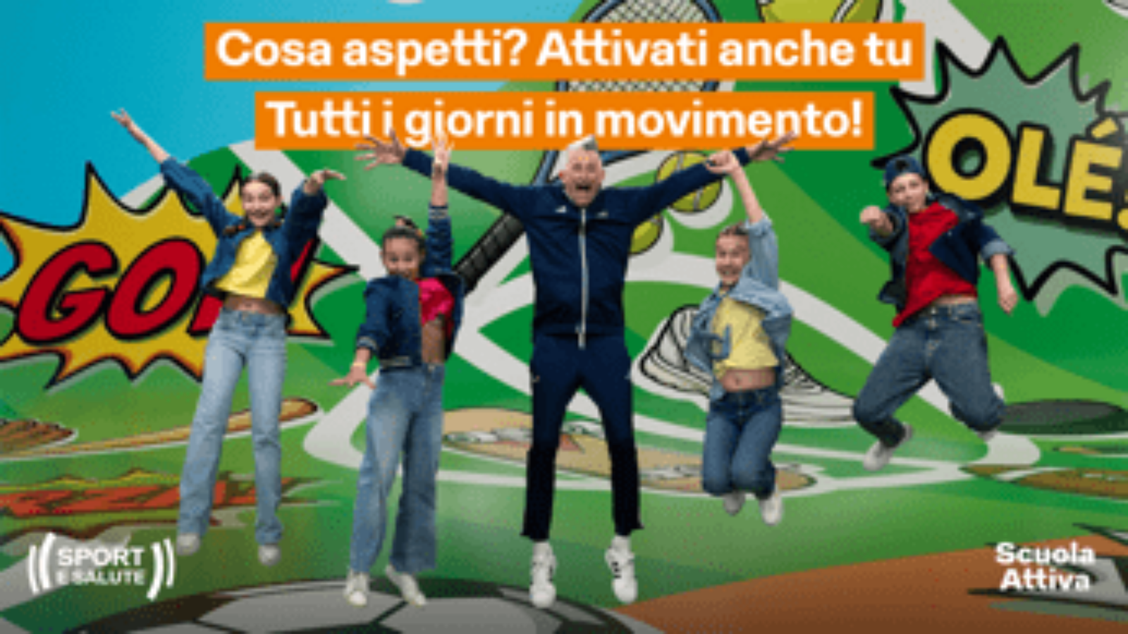 Sport e Salute, al via il contest 'attiviamoci tutti i giorni in movimento' per 2,3 milioni di studenti